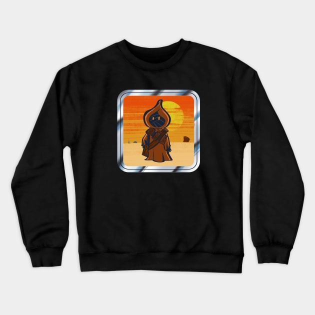 Binary Sunset Crewneck Sweatshirt by Specimen71